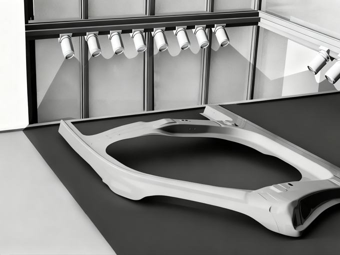 汽车冲压件激光切孔检测